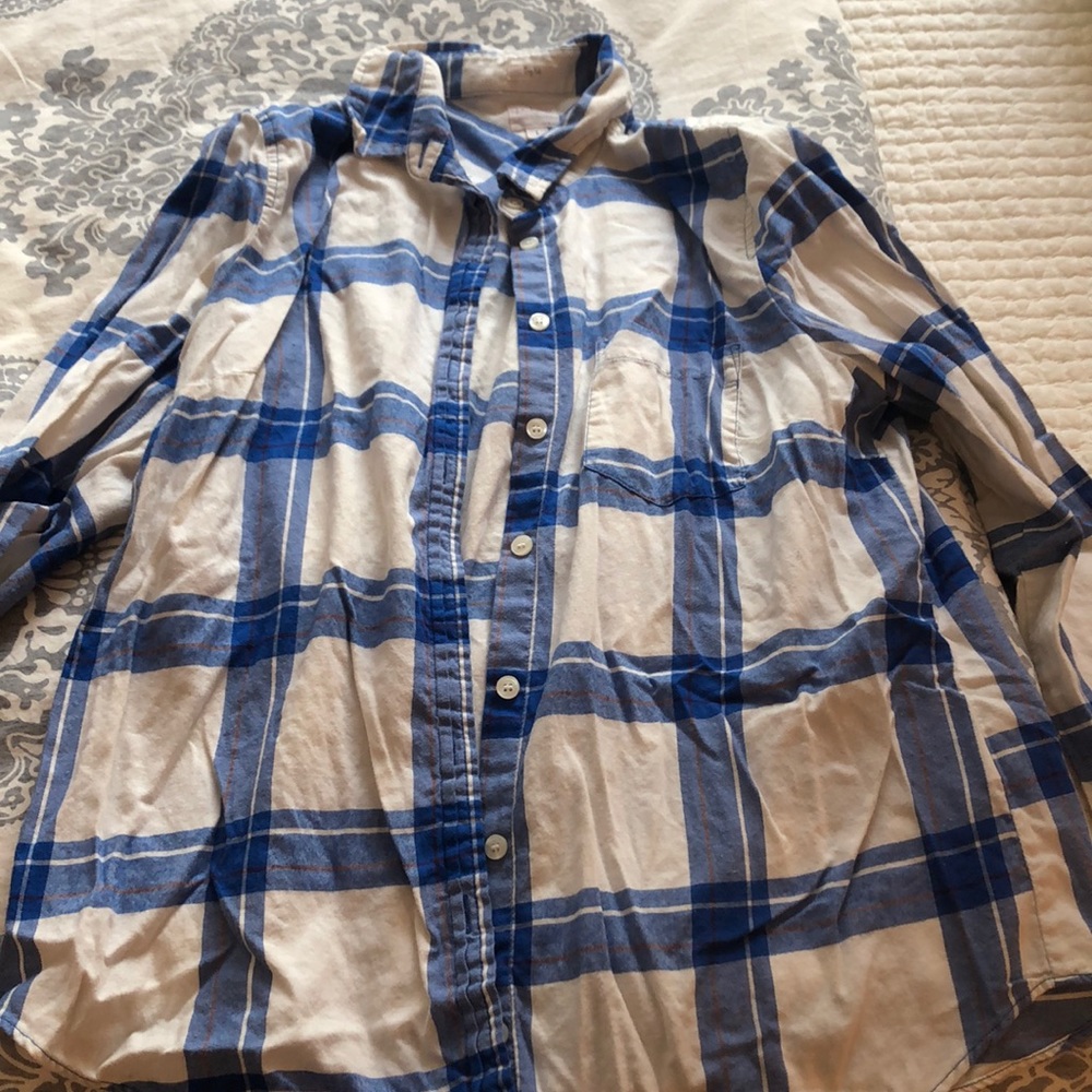 J crew flannel button up